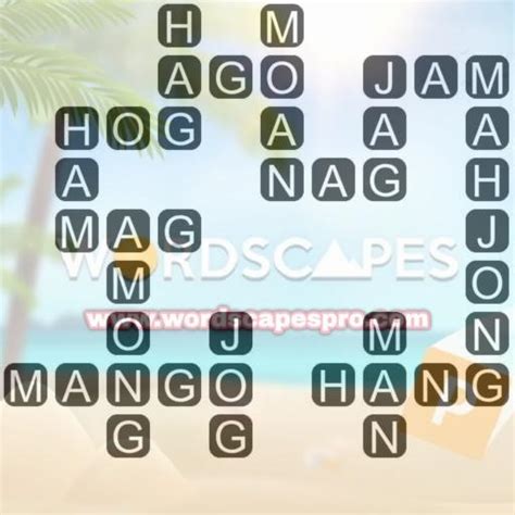 Wordscapes Level 1603, White 3 .